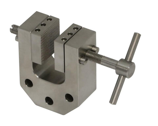 5 kN Stainless Steel Manual Screw Vise Grip Body